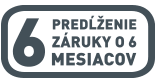 Záruka +6 mesiacov